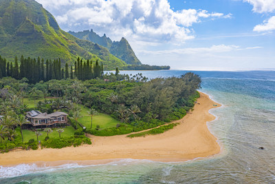 Contemporary Kauai Estate, represented by Hawaii Life Real Estate Brokers, a member of Luxury Portfolio International, luxuryportfolio.com, MLS 640219